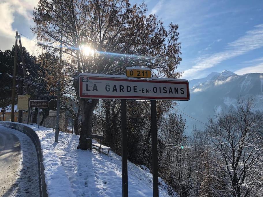 Appartement Rez De Jardin Montee De L'Alpe D'Huez La Garde  Buitenkant foto