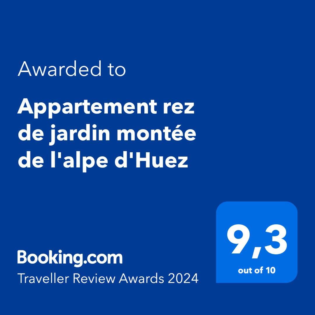 Appartement Rez De Jardin Montee De L'Alpe D'Huez La Garde  Buitenkant foto